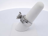 2.08 Cttw Mixed-cut Diamond & 10k White Gold Ring 8.6 Gram Size 7.75 Fw0625prxdu