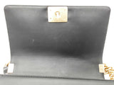 Chanel Boy Flap Gold Black Patchwork Embossed Leather Shoulder Bag Do0126ooxzde