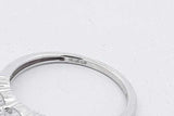 0.85cttw Lab Grown Diamond Ring In 14k White Gold 1.7 Grams Size 7 Eb0826prxsa