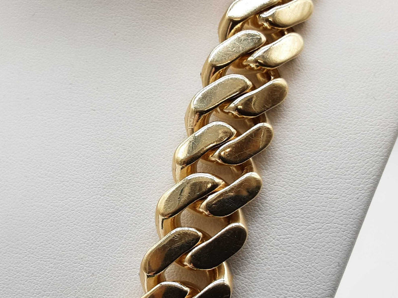 25.75 Cttw Diamonds 10k Yellow Gold 339.5g Solid Cuban Chain 26 In Do0725lexzxde