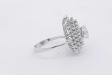 1.91cttw Diamond Ring In 14k White Gold 7.3 Grams Size 8.25 Eb0126lrxzsa