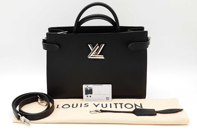 Louis Vuitton Epi Noir Twist Tote Shoulder Bag Sd0825lrzxde