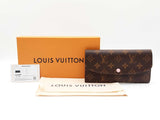 Louis Vuitton Emilie Wallet In Monogram Canvas & Rose Leather Fw0626oordu