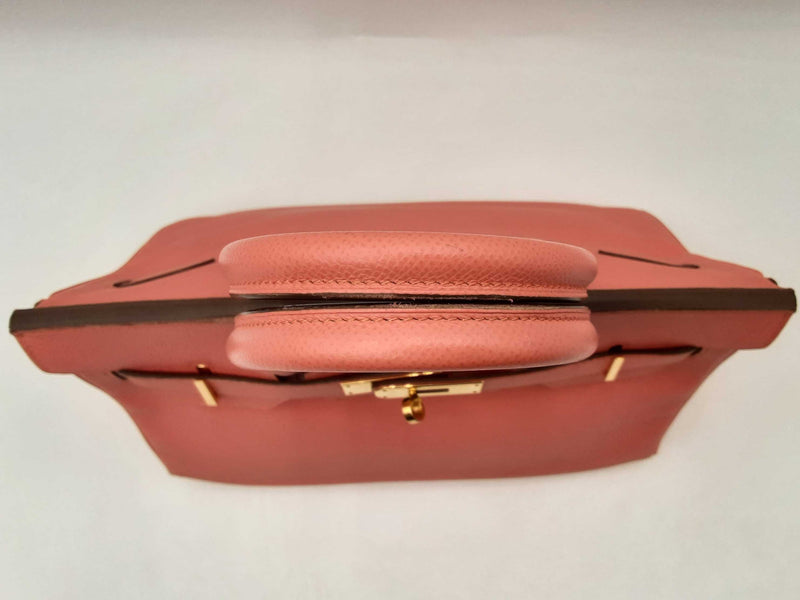 Hermès Epsom Birkin 30 Flamingo Handbag Sd0325lzrxzsa