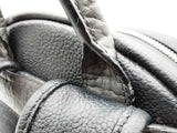 Mcm Stark Black Leather Gray Visetos Coated Canvas Backpack Do0726lxzde