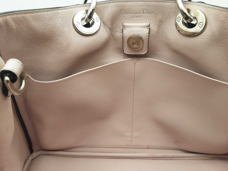 Christian Dior Diorissmo Black Leather Tote Bag Eb0425rxzsa
