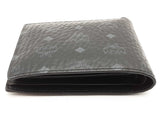 Mcm Black Visetos Coated Canvas Bifold Wallet Do0925ixde