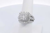 5.16ctw Lab Grown Diamond Ring In 14k White Gold 9.3 Grams Size 7 Eb0225rxzsa