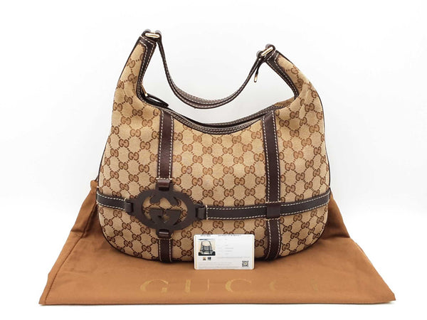 Gucci Interlocking G Royal Hobo Bag In Gg Supreme Canvas Fabric Fw0825orxdu