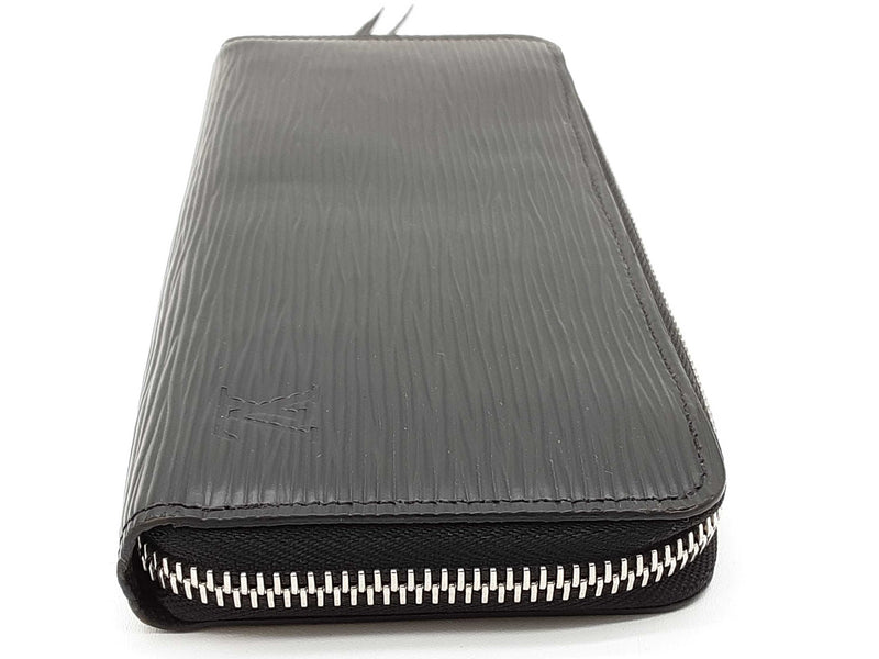 Louis Vuitton Black Epi Leather Zipper Wallet Do0625crde