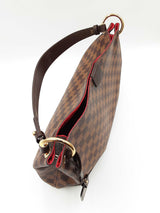 Louis Vuitton Graceful Pm Hobo Bag In Damier Ebene Canvas & Leather Fw0226crxdu