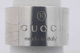 Gucci 925 Sterling Silver Trademark Band Ring 14 Grams Gucci Size 14 Eb0426exsa