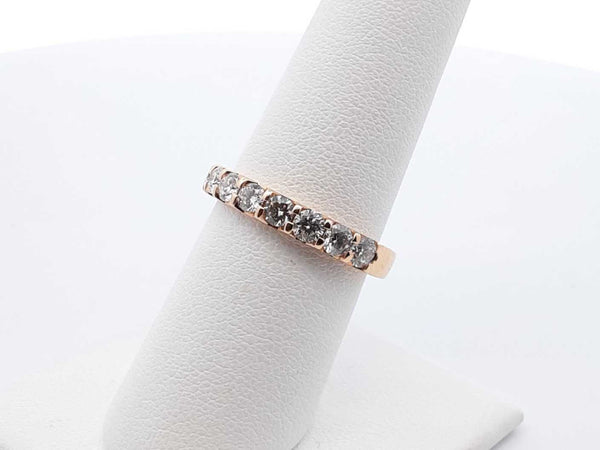 0.90 Cttw Diamond & 14k Yellow Gold Ring 3.8 Grams Size 6.75 Fw0425orxdu