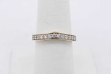 0.14cttw Diamond Band Ring In 14k Yellow Gold 3.1 Grams Size 7 Eb0726oxzsa