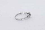 0.04cttw Diamond Heart Shape Ring In 10k White Gold 2 Grams Size 6.75 Eb0626loxsa