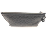 Coach Carry All Pouch Signature Canvas Handbag Sd0625rzde