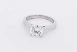 1.29cttw Lab Grown Diamond Ring In 14k White Gold 3.8 Grams Size 6 Eb0326wrxsa