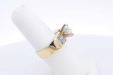 Round Diamond Approx. 1.70ctw Ring In 18k Yellow Gold 11.4g Sz 6.5 Eb0524wrxzsa