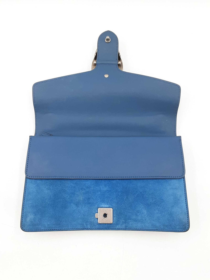 Gucci Dionysus Blue Suede Shoulder Bag Fw0725wzxdu