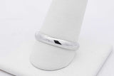 14k White Gold Wedding Band Ring 3.4 Grams Size 9.25 Eb0626lrxsa