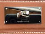Hermes Toolbox 33cm Gold Brown Swift Palladium Large Tote Bag Do0326irxzde