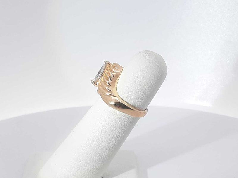.50ctw Diamond 14k Yellow Gold 3.5 Grams Ring Size 4.5 Sd0625pzxsa