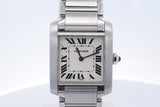 Cartier Tank Francaise 25mm Quartz Stainless Steel Watch Eb0526lexzde