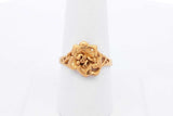 24k Yellow Gold Flower Ring 4.3 Grams Size 8 Eb0924lsrsa