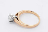 0.90ctw Diamond Ring In 18k Yellow Gold 5.7 Grams Size 7.25 Eb1225lrxzsa