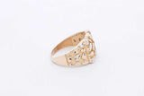 14k Yellow Gold Nugget Ring 5.1 Grams Size 6 Eb1024oorsa