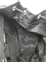 Prada Black Tessuto Nylon Backpack Eb0826wxzsa