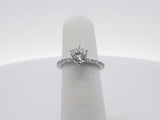 1.09ctw Diamond 14k White Gold 2.3 Grams Ring Size 5 Sd0525lpzxsa
