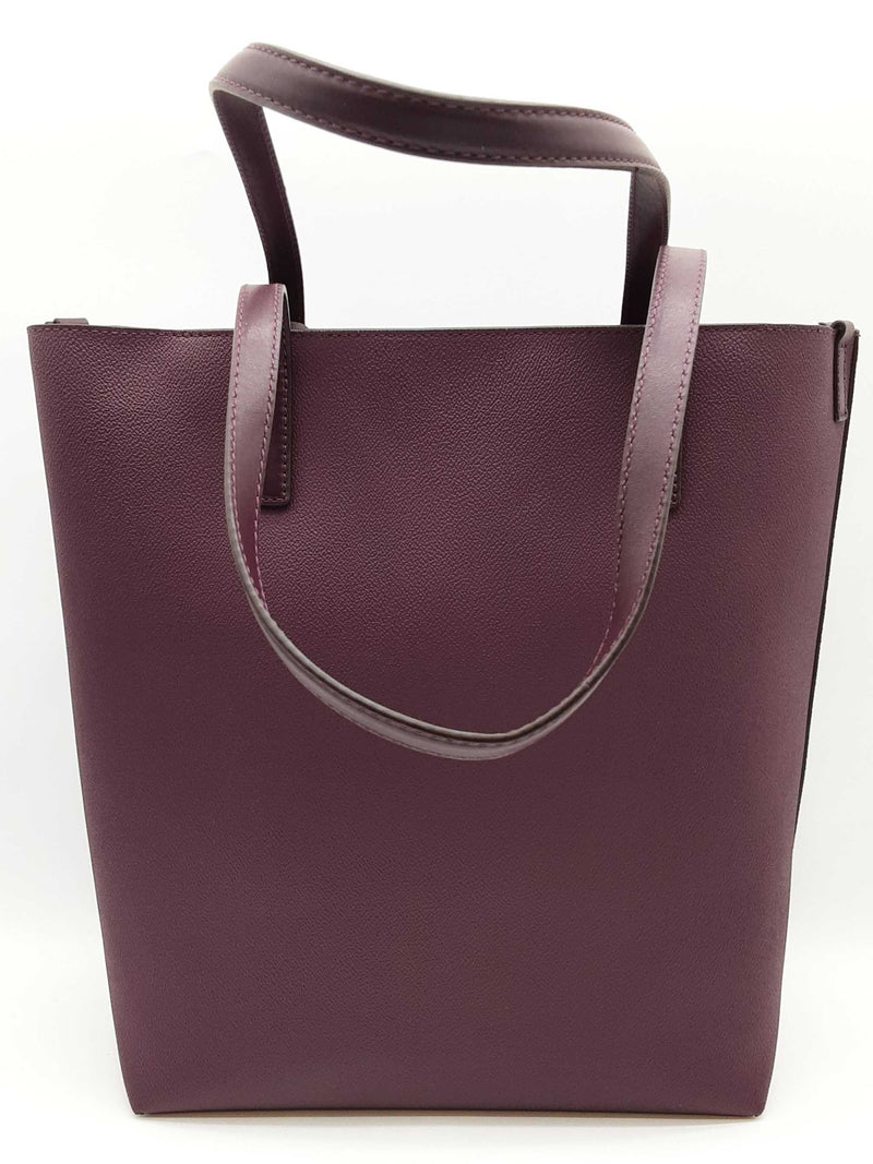 Michael Kors Hayley Purple Leather Large Tote Bag Do1125wxde