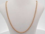 14k Yellow Gold 6.7 Grams Solid Rope Chain 16 In Aa1225orzsa