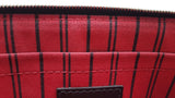 Louis Vuitton Neverfull Pochette In Damier Ebene Coated Canvas Fw0925wirdu