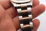 Rolex Datejust 41mm Sundust Dial Stainless & Everose Gold Watch Eb0426lxxxzde