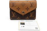 Louis Vuitton Monogram Reverse Canvas Victorine Wallet Eb0726orxde