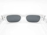 Versace Black & White Acetate Full Rim Rectangular Sunglasses Fw0326crdu
