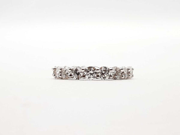 14k White Gold Lab Grown Diamond Eternity Band Ring Size 6.75 Lh0224ezxde