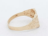10k Yellow Gold 2.1 Grams Nugget Ring Size 8 Aa0926lwzsa