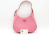 Prada Enamel Triangle Cleo Pink Handbag Aa0126czxsa