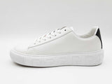 Versace Medusa Smile Sneakers In White Leather Size 40 Fw0626ezdu