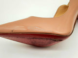 Christian Louboutin Hot Chick Blush Patent Leather Heels Size Eu38.5 Do0125lrxde