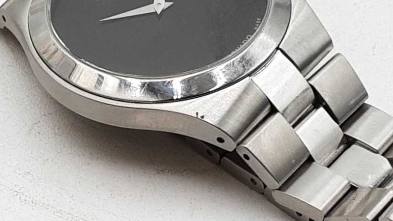 Movado Collection Black Museum Stainless Steel 39mm Watch Sd0325ezdu