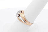 0.29ctw Diamond Ring In 14k Yellow Gold 5.5 Grams Size 7 Eb0126wxzsa