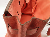 Hermes Birkin 35 Rose Tea Pink Clemence Palladium Handbag Do0825wxzxde