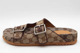 Gucci Gg Monogram Canvas Slides Gucci Size 8 Eb0626wxde