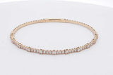 Effy Diamond Bangle Bracelet In 14k Yellow Gold 5.7 Grams Eb0526rxzsa