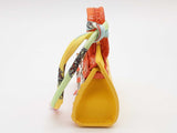 Yellow Orange Building Mini Bag Charm Do0725ede