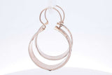 10k Rose Gold Etched Hoop Earrings 4.1 Grams Eb0824crsa